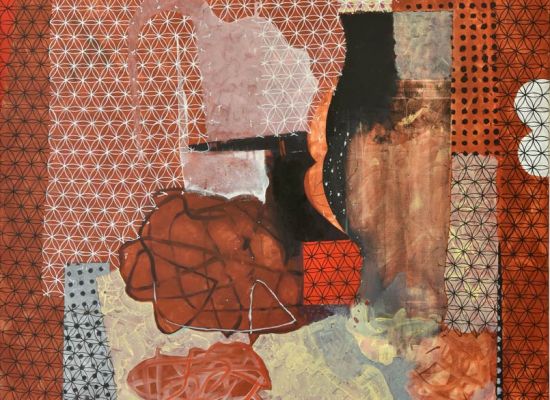 The new Arabic Carpet Acrylic and indian ink on canvas 120x100cm 2014-15