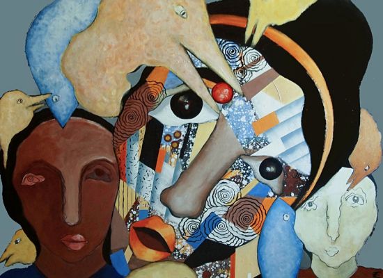 Hilda-Hiary,-Hope,-Acrylic-on-canvas,-150x150cm-2019