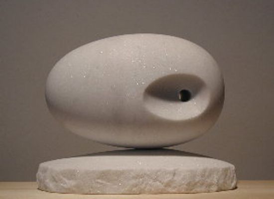 HITOSHI TANAKA | A bird is born from the egg. However, an egg is born from the bird 1 Marble | 22 Ã—17 Ã—12cm (WxHxD) | 2010