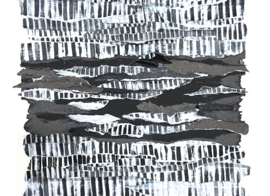 The Far Horizon (2),72X54cm, Collage, 2024