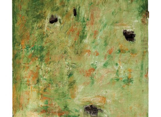 The Green Door | Mixed media on wood | 95x65cm | 2013