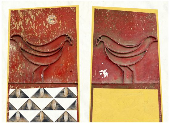 Title: Composition 23 Project: Metal Doors of Arabia Medium: Photomontage - Archival Print on Hahnemuhle Fine Art Paper Dimensions (h x w): 24cm x 30cm Year: 2024