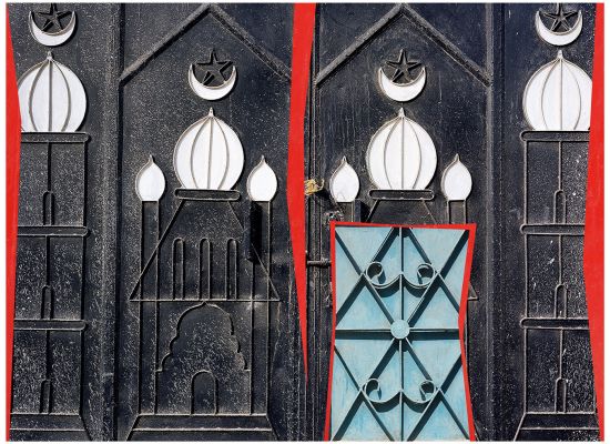 Title: Composition 76 Project: Metal Doors of Arabia Medium: Photomontage - Archival Print on Hahnemuhle Fine Art Paper Dimensions (h x w): 24cm x 30cm Year: 2024