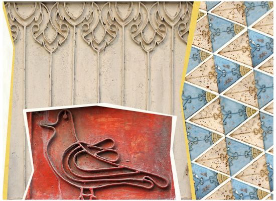 Title: Composition 56 Project: Metal Doors of Arabia Medium: Photomontage - Archival Print on Hahnemuhle Fine Art Paper Dimensions (h x w): 24cm x 30cm