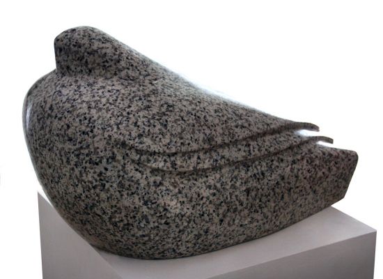 JAMAL ABDUL RAHIM | Egyptian Pigeon | Saudi Bianco Granite | 30 x 30 x 55cm (WxHxD) | 2010