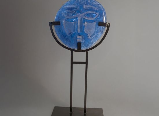 JAMAL ALYOUSIF - Untitled - 42x17cm Glass and stainless steel 2024
