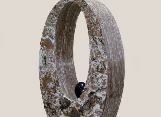 Jamal Abdul Rahim | Noon 2 | 16 x 40 x 68 cm | Travertine Marble | 2008
