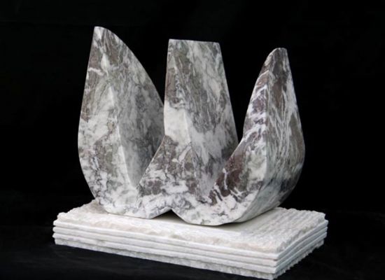 Jamal Abdul Rahim | Shadda | 40 x 45 x 25 cm | Rosa Levanto, Crystal White Marble | 2008