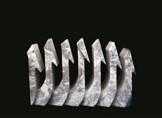 Jamal Abdul Rahim | 75 x 47 x 25 cm | Alefat | Rosa Levanto, Crystal White Marble | 2008