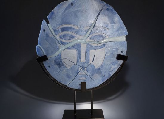 JAMAL ALYOUSIF - Untitled - 55 x 35 cm -  Glass and stainless steel 2024