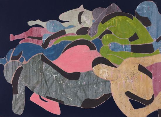 Mazen-Khaddaj,-One-Entity,-Acrylic-on-canvas,-100x160cm,-2018