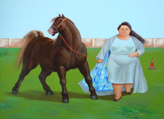 Arabian Beauty, Acrylic On Canvas, 102 x 127cm, 2019