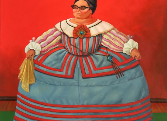 Kawkab al-Sharq, Acrylic On Canvas, 127x102cm, 2019