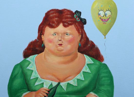 Smile, Acrylic On Canvas, 50x50cm, 2019