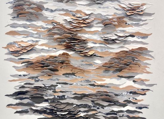 Morning rise, 110X86 cm, Paper, 2024