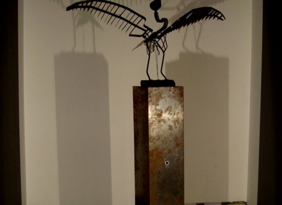 NEVINE FARGHALI | Freedom, Kinetic Art | Scrap | 65 x 220 x 65cm (WxHxD) | 2009
