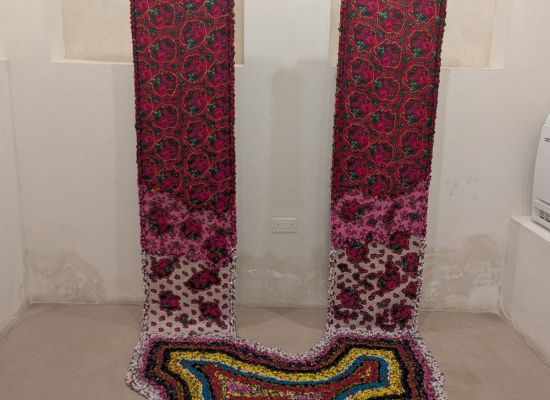 NOOF ALRIFAEI - Herbs, 183x150x168 cm, Textile, 2024