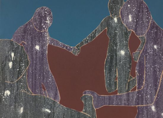 One-With-The-Universe,-Acrylic-on-canvas,-100x120cm,-2018