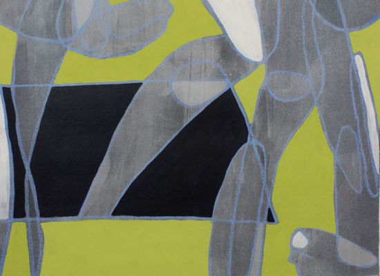 Mazen Khaddaj - Out From The Dark, 80x100cm, Mixed media on canvas, 2017