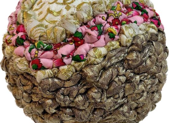 Prayer of Day Two:  Work Size: 70 cm Medium: Embroidery on fabric