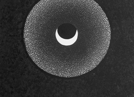 Resmi Al Kafaji, Cosmos 6  Mixed media on paper  75 x 55cm  2017