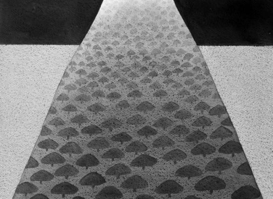 Resmi-Al-Kafaji,-Memori,-watercolour-&-pencil,-140x45cm,2016