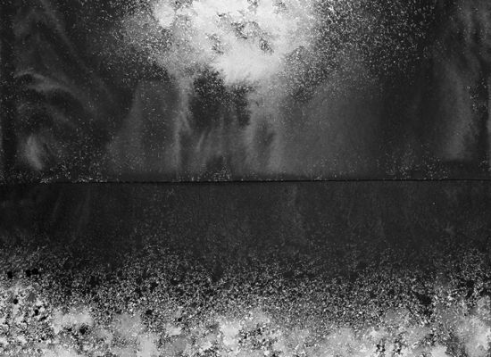 Resmi Al Kafaji, Untitled 3  Indian Ink On Paper  150 X 55 Cm  2015