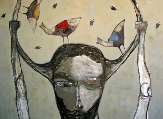 Semaan-Khawam,-170x120-cm,-Mixed-Media-on-Canvas,-2014