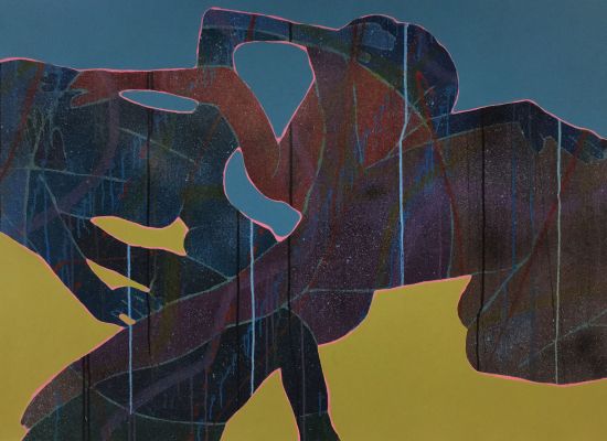 The-Circle-Acrylic-on-canvas,-100x160cm,-2019