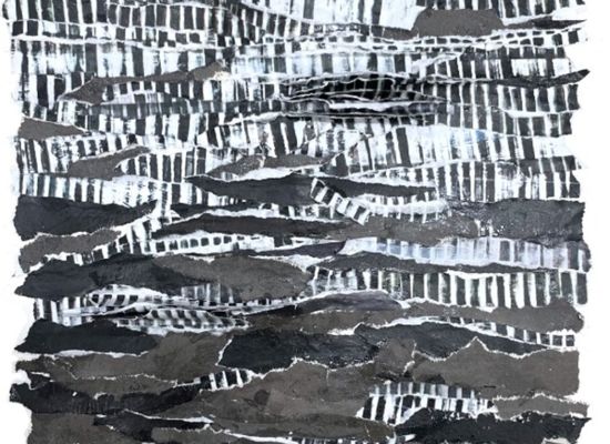 The Far Horizon  (1),72X54cm, Collage, 2024