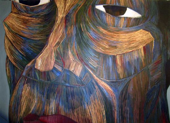 Untitled,100x150cm,Acrylic-on-canvas,2014,