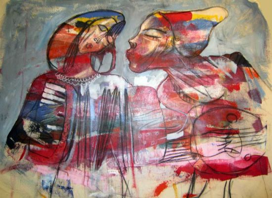 Untitled,150x150cm,Acrylic-on-canvas,2014