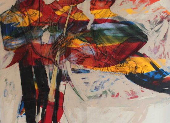 Untitled,165x165cm,Acrylic-on-canvas,2015