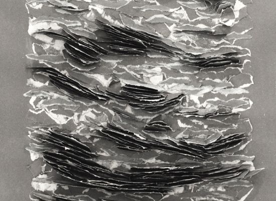 Waves at Night (2), 80X74cm, Paper, 2024