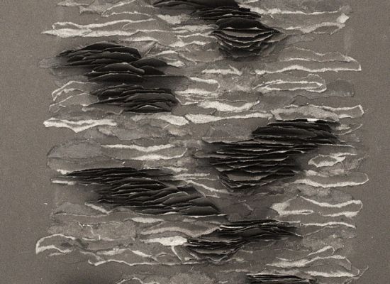 Waves at Night (1), 80X74cm, Paper, 2024