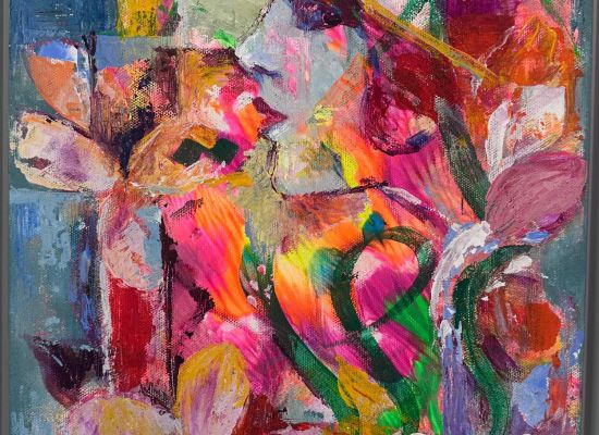 Maryam Mousakhani - Fanciful, 36x46cm, acrylic on canvas, 2024