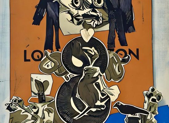 Dwa Alkhalifa -Wild Temptations, 54x41cm, collage limited print, 2024