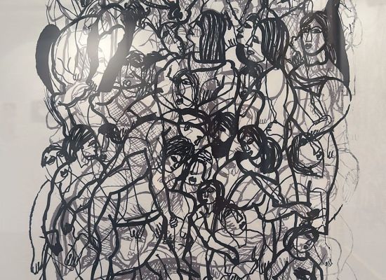 Omar Alrashid - Knight ,60x49cm, Silk screen printing, 2025