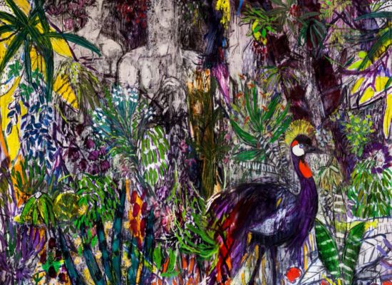 arcadia 2016 oil and charcoal on canvas 202x188.5 cm