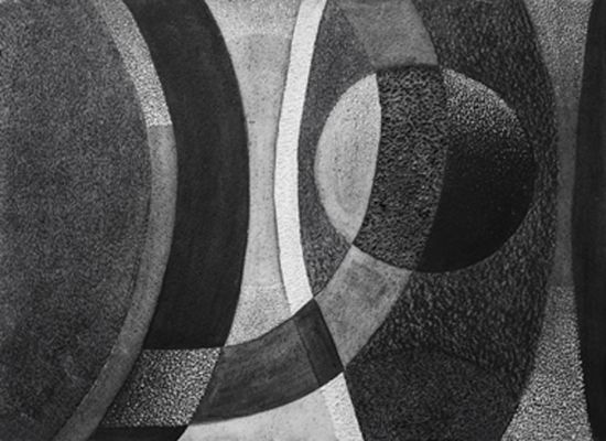 Resmi Al Kafaji, Equilibrium  Watercolour And Intervention On Paper  55 X 75 Cm  2015