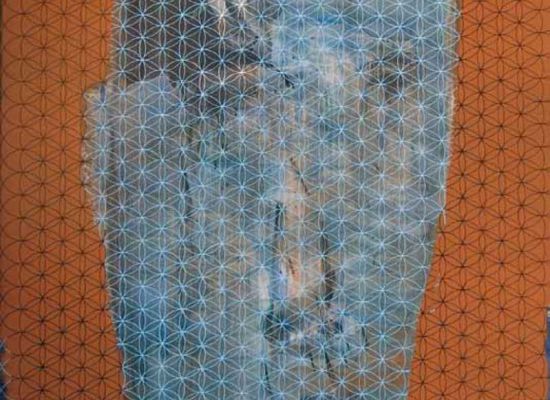 Face028 | 122cm x 155cm | Mixed media on canvas | 2010
