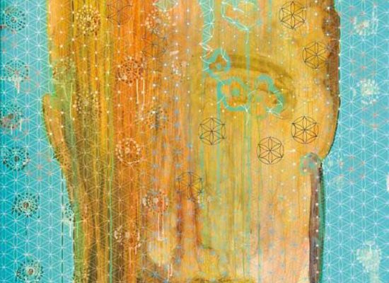 Face026 | 160cm x 145 cm | Mixed media on canvas | 2010