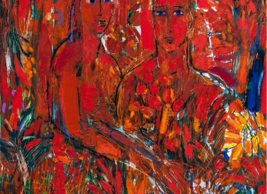 longing 3 2016 oil and charcoal on canvas 120 x 90 cm