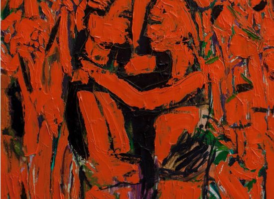 the vow 2 2016 oil on canvas 100 x 100 cm