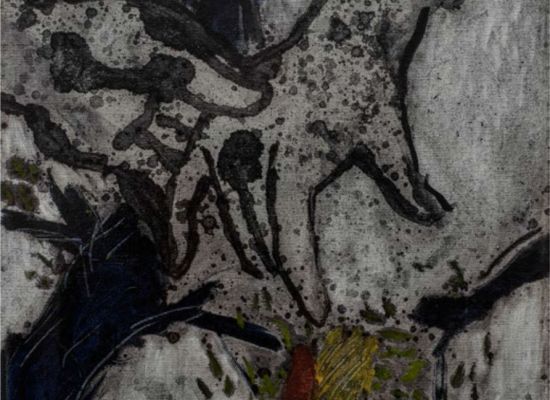 Unity 5  2016  Oil and charcoal on canvas   40x35 cm 